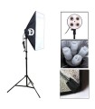 کیت سافت باکس به همراه هولدر ۴ لامپ و پایه دياموند مدل Diamond Kit 4 Lamps Tripod