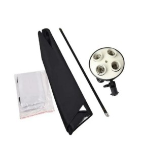 کیت سافت باکس به همراه هولدر ۴ لامپ و پایه دياموند مدل Diamond Kit 4 Lamps Tripod