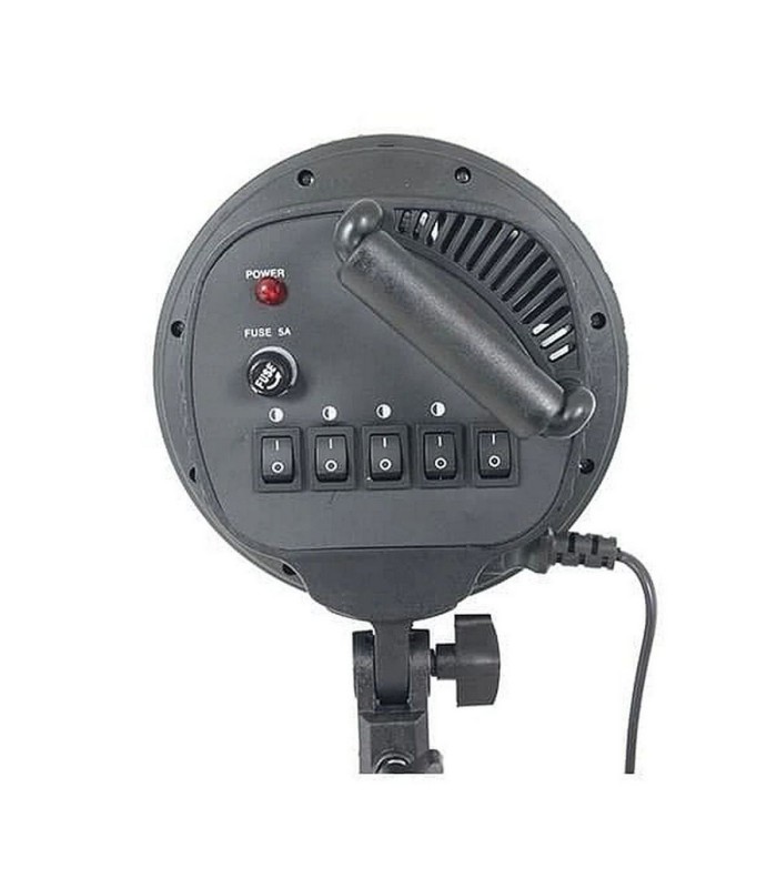 کیت سه شاخه هولدر ۵ لامپ سرامیکی دیاموند مدل Diamond Continuous Lighting 5 Lamps