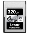 کارت حافظه ۳۲۰ گیگابایت لکسار مدل Lexar 320GB Professional CFexpress Type A SILVER Series
