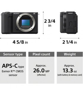 قیمت دوربین بدون آینه سونی مدل Sony ZV-E10 II به همراه لنز ۱۶-۵۰ میلی‌متری رنگ مشکی