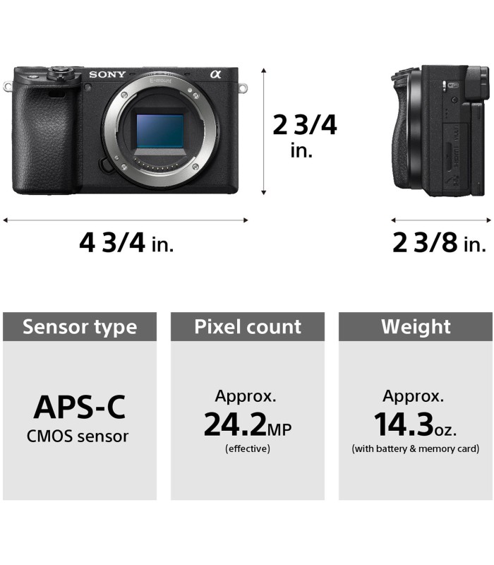 دوربین دیجیتال سونی مدل Alpha a6400 همراه لنز Sony 16-50mm f/3.5-5.6 II
