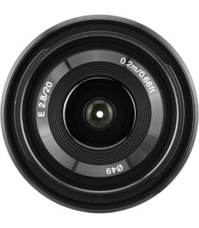 لنز سونی مدل Sony E 20mm f/2.8 مانت سونی E