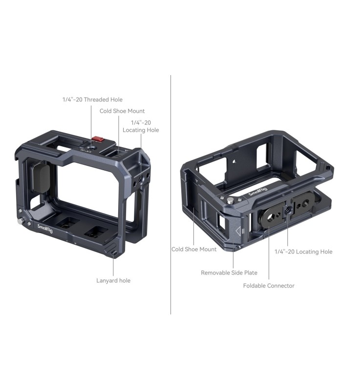 کیج اسمال ریگ مدل SmallRig Cage 3084C - سازگار با گوپرو هیرو ۱۳/۱۲/۱۱/۱۰/۹