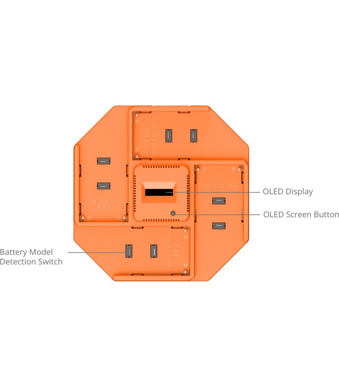 شارژر باتری دوربین ۴ کاناله اسمال ریگ مدل SmallRig L-Series/NP-F
