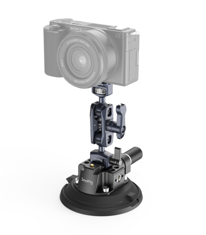 کیت ساکشن دوربین خودرو اسمال ریگ مدل smallrig 4" Suction Cup