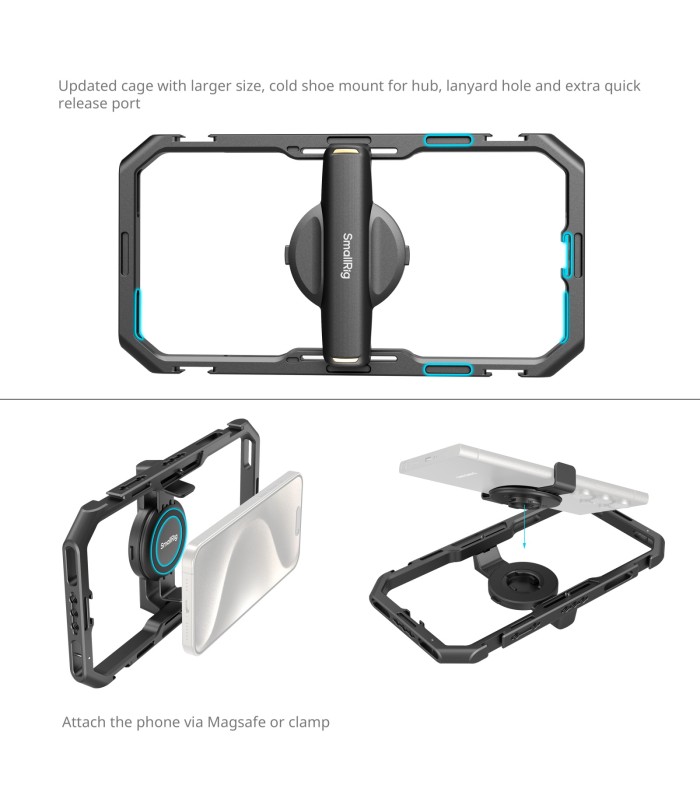 کیج موبایل اسمال ریگ مدل SmallRig All-in-One Video Kit - (کیت کامل ویدئویی)