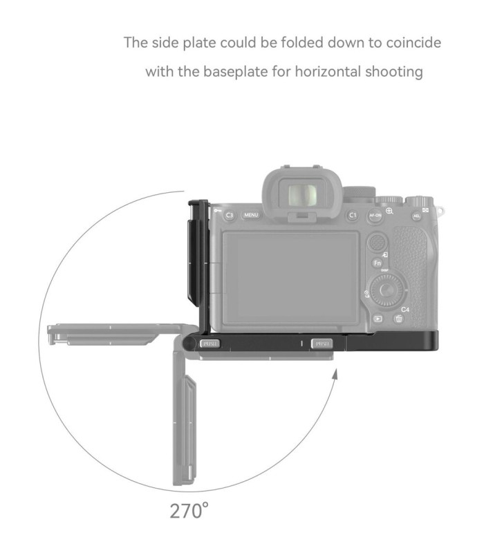 L براکت اسمال ریگ مناسب برای دوربین‌های سونی a7 IV - a7R V و a7S III