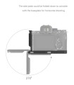L براکت اسمال ریگ مناسب برای دوربین‌های سونی a7 IV - a7R V و a7S III
