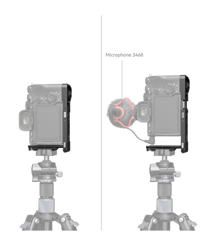 L براکت اسمال ریگ مناسب برای دوربین‌های سونی a7 IV - a7R V و a7S III