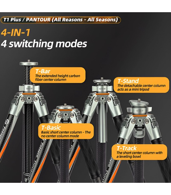 سه پایه دوربین فوتوپرو مدل Fotopro T1 Plus