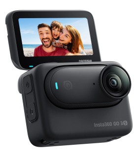 دوربین ورزشی اینستا۳۶۰ مدل Insta360 GO 3S - باندل استاندارد  ظرفیت ۱۲۸ گیگابایت - رنگ مشکی