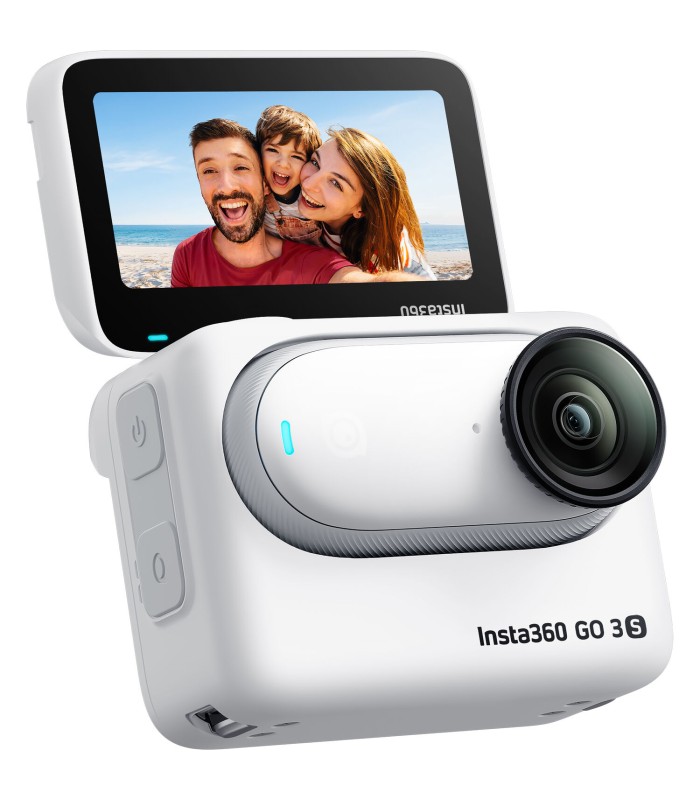 دوربین ورزشی اینستا۳۶۰ مدل Insta360 GO 3S - باندل استاندارد ظرفیت ۱۲۸ گیگابایت - رنگ سفید