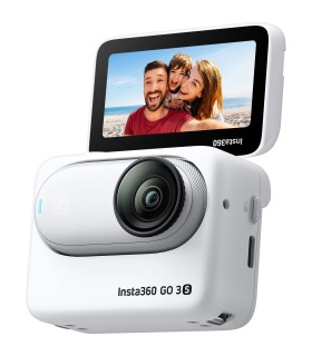 دوربین ورزشی اینستا۳۶۰ مدل Insta360 GO 3S - باندل استاندارد ظرفیت ۱۲۸ گیگابایت - رنگ سفید