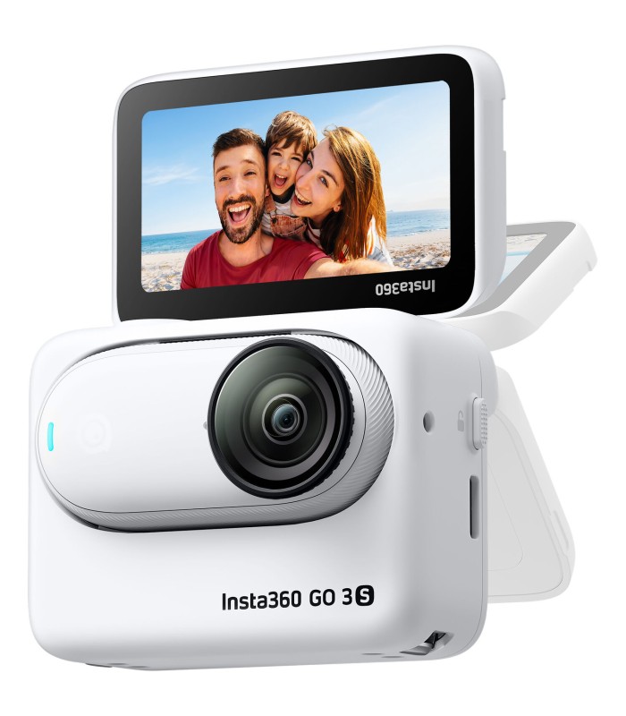 دوربین ورزشی اینستا۳۶۰ مدل Insta360 GO 3S - باندل استاندارد ظرفیت ۱۲۸ گیگابایت - رنگ سفید