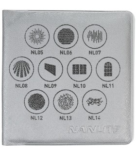 پک شماره ۱ شابلون نور نانلایت مدل NANLITE gobo as-gb-fmm-Set 1