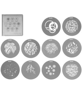 پک شماره ۲ شابلون نور نانلایت مدل NANLITE gobo as-gb-b-Set 2