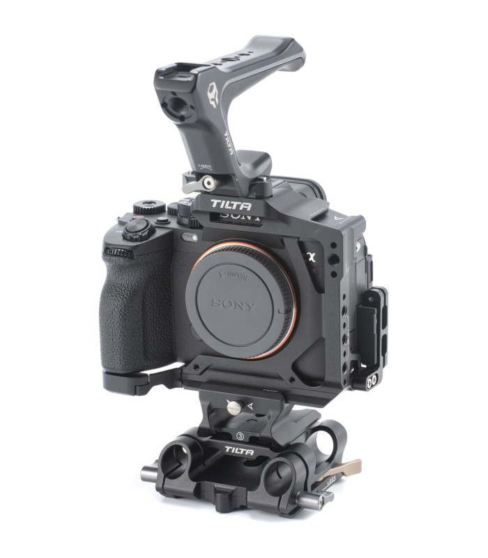 کیت هالف کیج دوربین تیلتا به همراه پایه مدل Tilta Kit with 15mm LWS Baseplate - سازگار با Sony a7R V