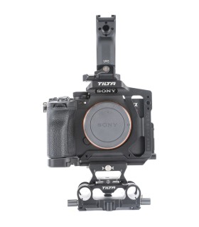 کیت هالف کیج دوربین تیلتا به همراه پایه مدل Tilta Kit with 15mm LWS Baseplate - سازگار با Sony a7R V