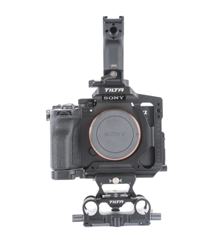 کیت هالف کیج دوربین تیلتا به همراه پایه مدل Tilta Kit with 15mm LWS Baseplate - سازگار با Sony a7R V