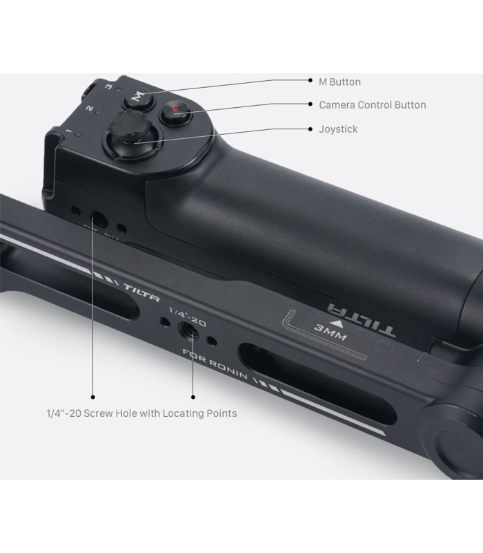 دسته نگه دارنده تیلتا مدل Tilta Rear Operating - سازگار با DJI RS 4 Pro/RS 4/3 Pro/RS 2