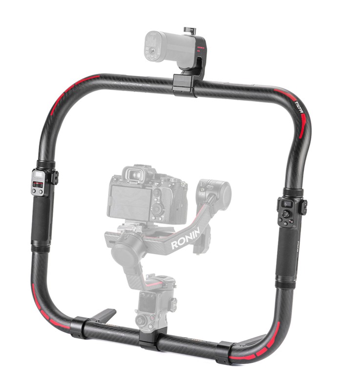 نگه دارنده کربنی تیلتا مدل Tilta Advanced Ring Grip - سازگار با DJI RS 4\RS 4 Pro\RS 3 Pro و RS 2
