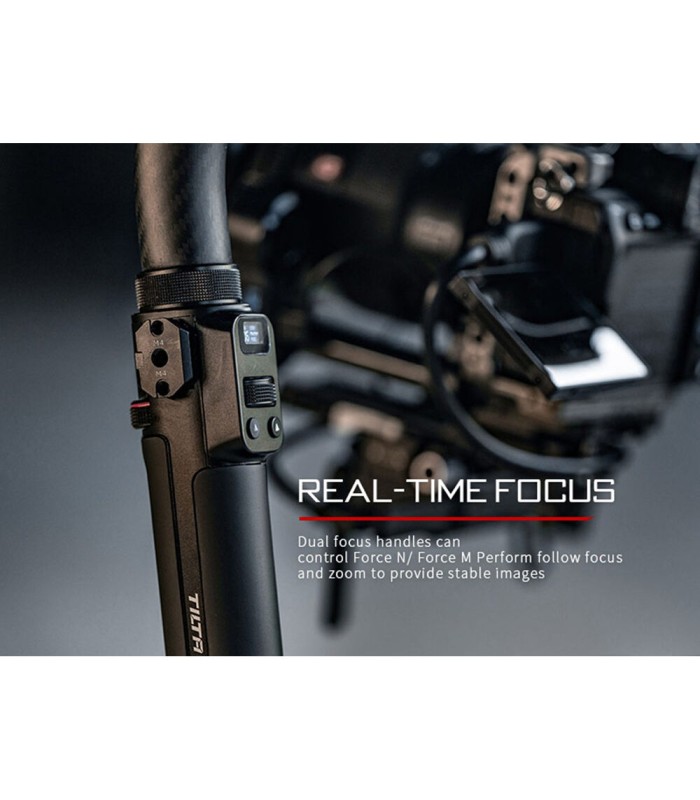 نگه دارنده کربنی تیلتا مدل Tilta Advanced Ring Grip - سازگار با DJI RS 4\RS 4 Pro\RS 3 Pro و RS 2