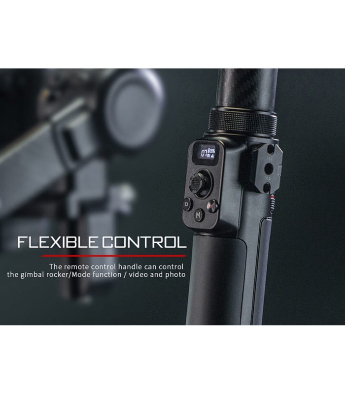 نگه دارنده کربنی تیلتا مدل Tilta Advanced Ring Grip - سازگار با DJI RS 4\RS 4 Pro\RS 3 Pro و RS 2