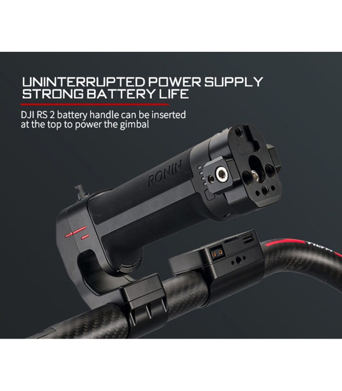 نگه دارنده کربنی تیلتا مدل Tilta Advanced Ring Grip - سازگار با DJI RS 4\RS 4 Pro\RS 3 Pro و RS 2