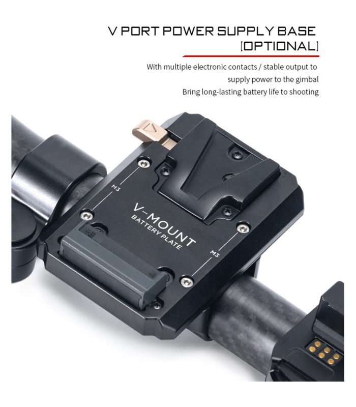 نگه دارنده کربنی تیلتا مدل Tilta Advanced Ring Grip - سازگار با DJI RS 4\RS 4 Pro\RS 3 Pro و RS 2