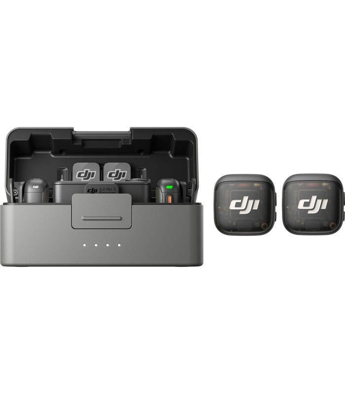 میکروفون یقه‌ای بی‌سیم دی جی آی مدل DJI Mic 3 2-Person Compact