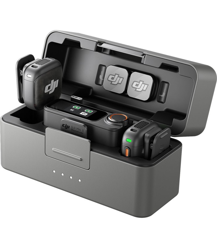 میکروفون یقه‌ای بی‌سیم دی جی آی مدل DJI Mic 3 2-Person Compact