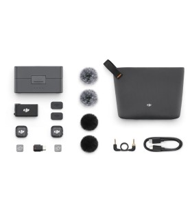 میکروفون یقه‌ای بی‌سیم دی جی آی مدل DJI Mic 3 2-Person Compact