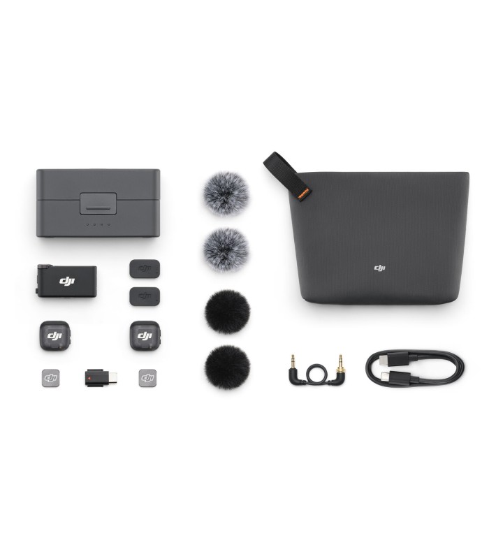 میکروفون یقه‌ای بی‌سیم دی جی آی مدل DJI Mic 3 2-Person Compact