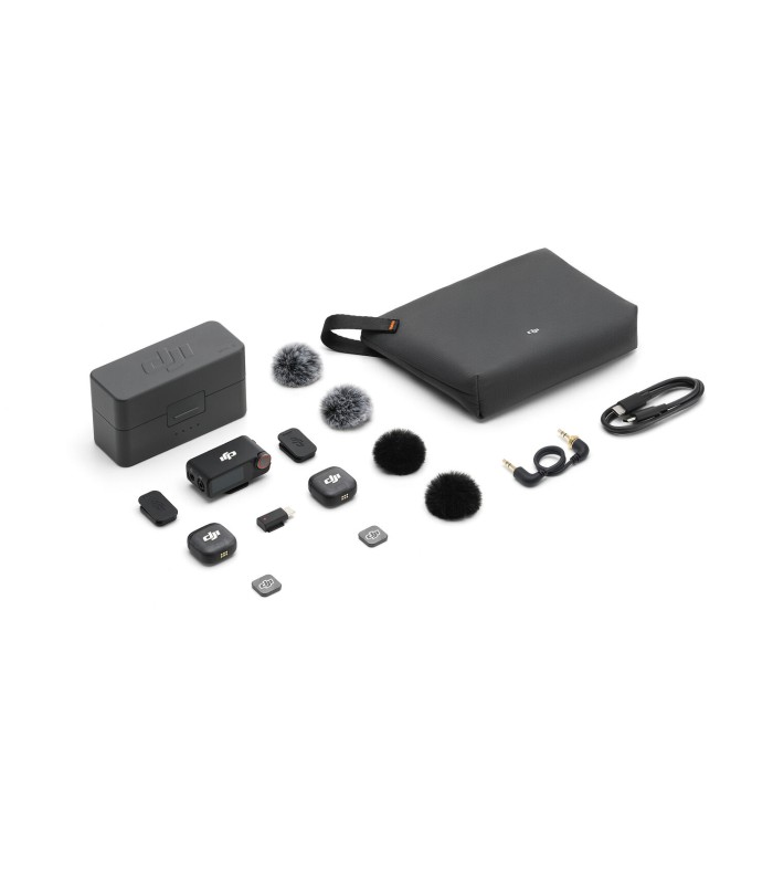 میکروفون یقه‌ای بی‌سیم دی جی آی مدل DJI Mic 3 2-Person Compact