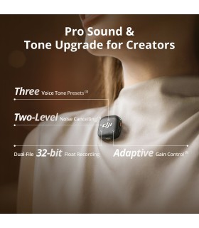 میکروفون یقه‌ای بی‌سیم دی جی آی مدل DJI Mic 3 2-Person Compact