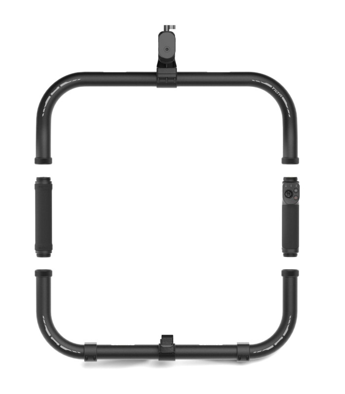 نگه دارنده تیلتا به همراه دسته کنترل یکپارچه مدل Tilta Basic Ring Grip Plus - سازگار با DJI Ronin