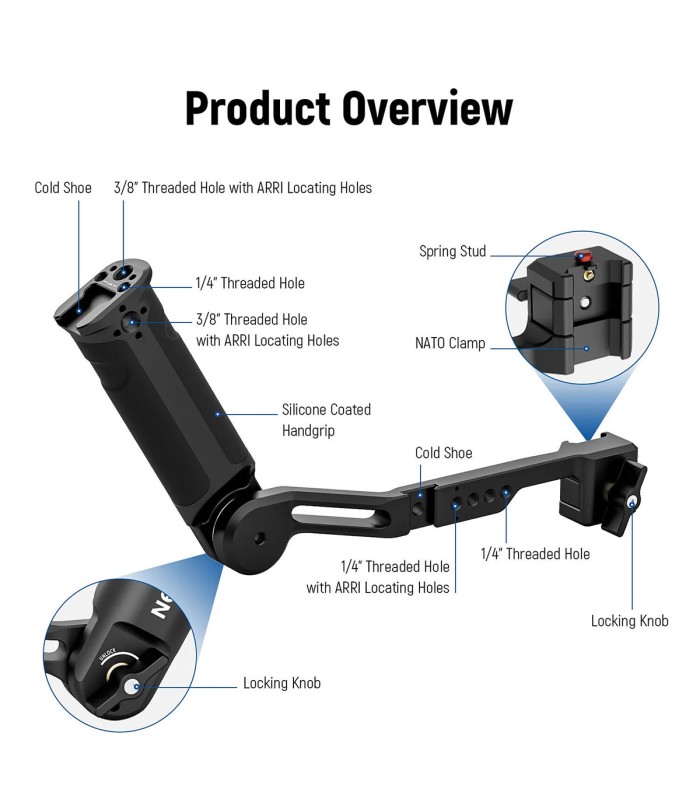 دسته گیمبال نیور مدل NEEWER Sling Handgrip - سازگار با DJI RS SERIES