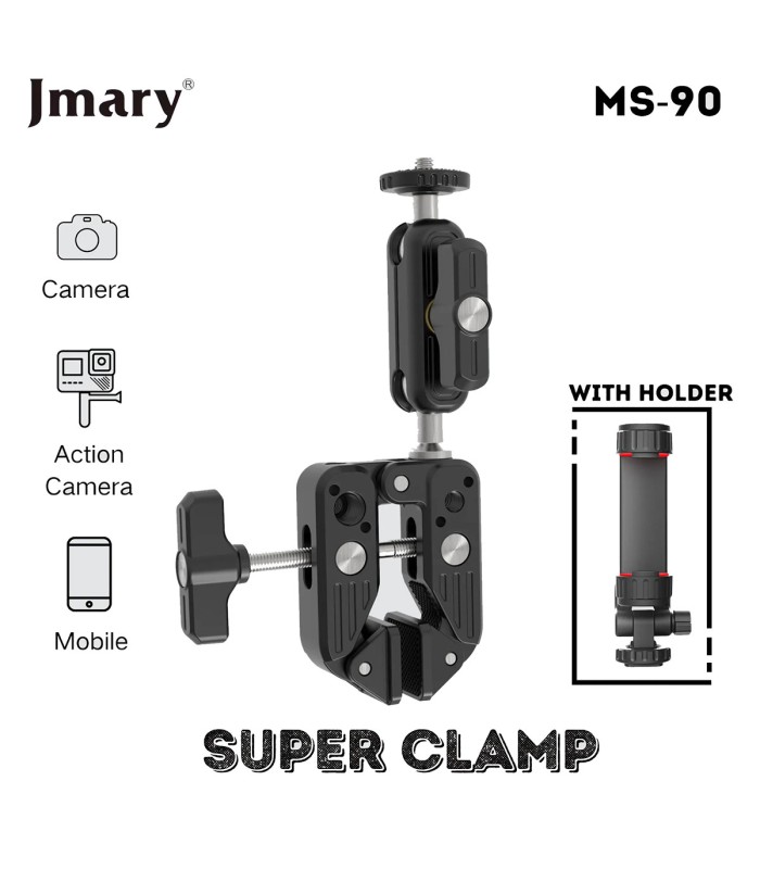 گیره چند منظوره جی‌ماری JMARY MS-90 For Action Cameras