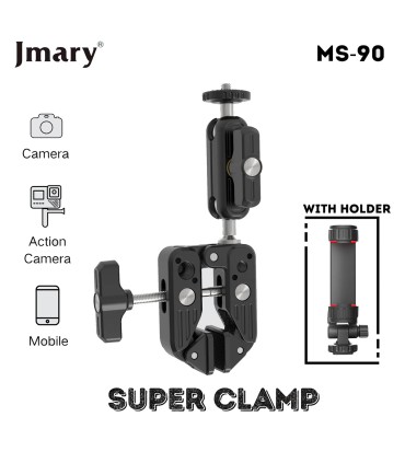 گیره چند منظوره جی‌ماری JMARY MS-90 For Action Cameras