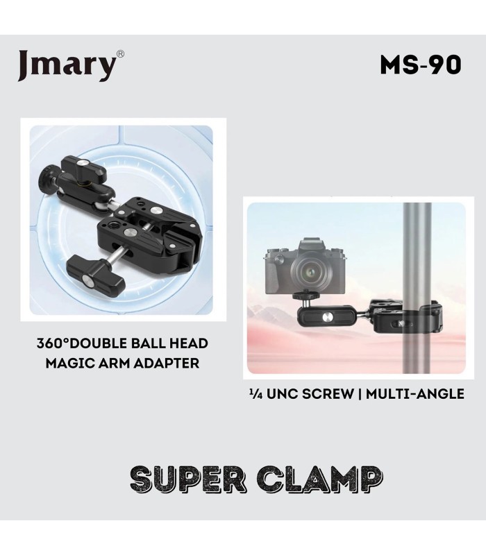گیره چند منظوره جی‌ماری JMARY MS-90 For Action Cameras