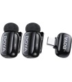 میکروفون یقه‌ای بی‌سیم بویا مدل BOYA Mini - 23(2TX+RXU)