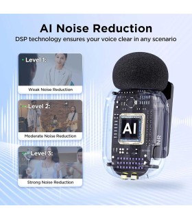 میکروفون یقه‌ای بی‌سیم بویا مدل BOYA Mini - 23(2TX+RXU)