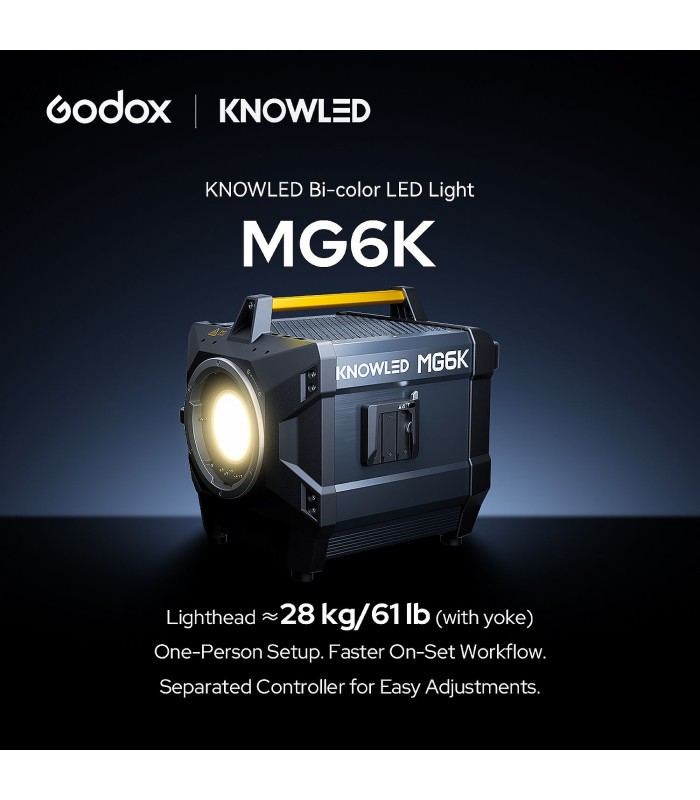 کیت نور ثابت LED گودکس مدل Godox KNOWLED MG6K Bi-Color