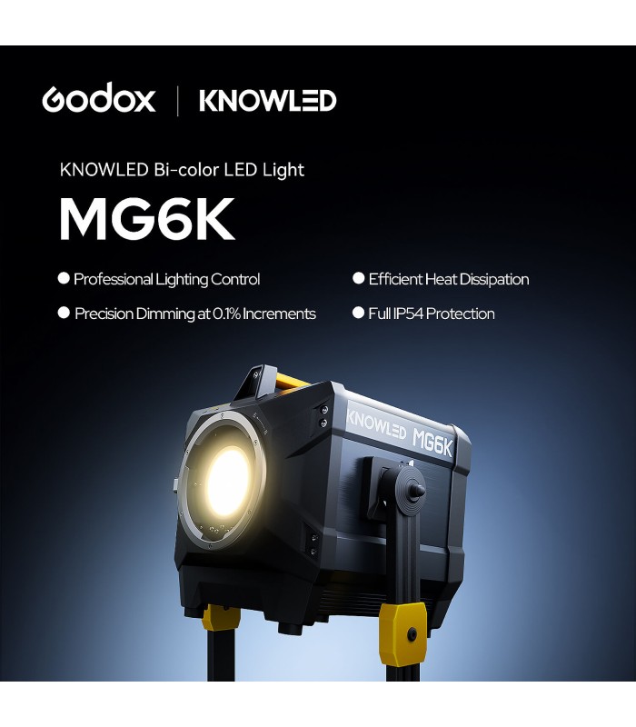 کیت نور ثابت LED گودکس مدل Godox KNOWLED MG6K Bi-Color