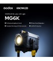 کیت نور ثابت LED گودکس مدل Godox KNOWLED MG6K Bi-Color
