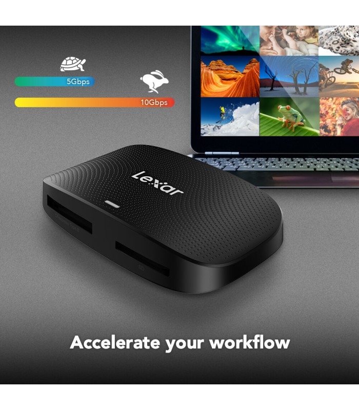 رم ریدر لکسار مدل Lexar CFexpress Type B/SD USB 3.2 Gen 2
