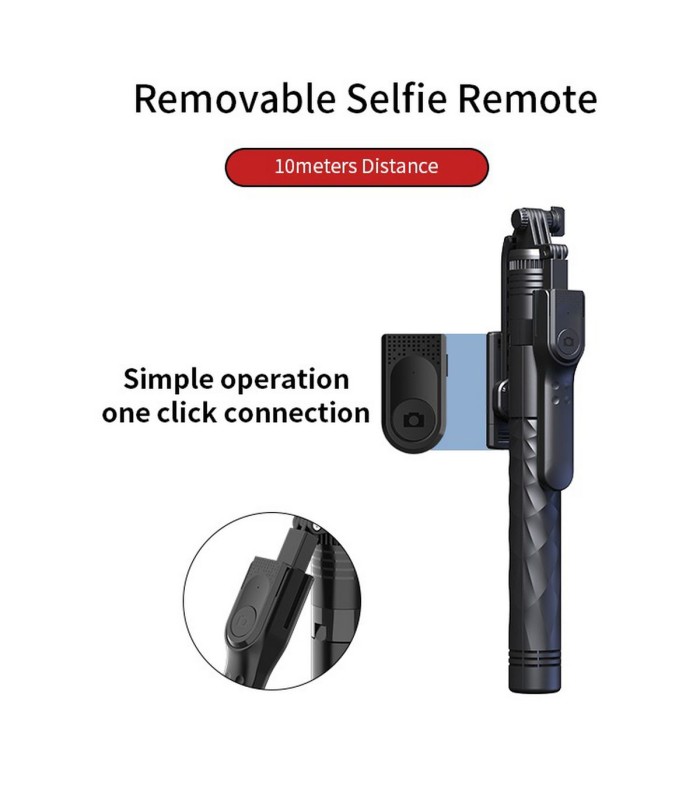 سه‌پایه نگهدارنده گوشی و دوربین جی‌ماری مدل jmary KT-239 Selfie Stick Tripod