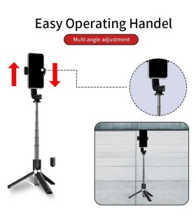 سه‌پایه نگهدارنده گوشی جی‌ماری مدل jmary KT-219 Selfie Stick Tripod Stand