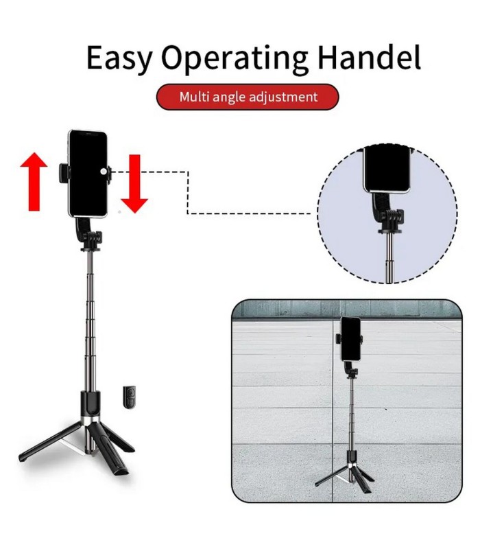 سه‌پایه نگهدارنده گوشی جی‌ماری مدل jmary KT-219 Selfie Stick Tripod Stand